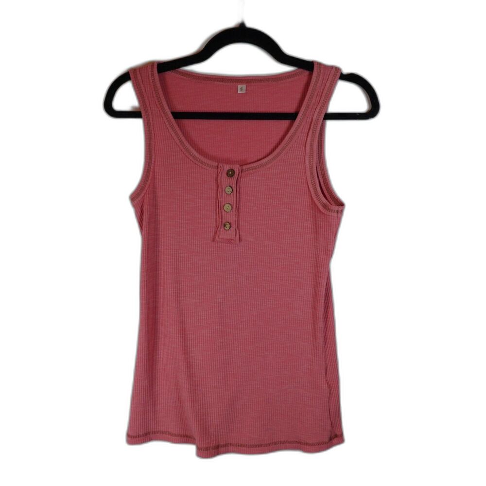 Cozy Ribbed Tank Top Womens Size S